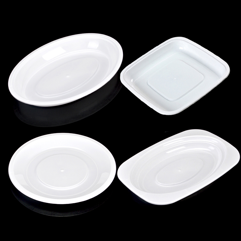 喇叭花一次性牛排炒菜塑料盘