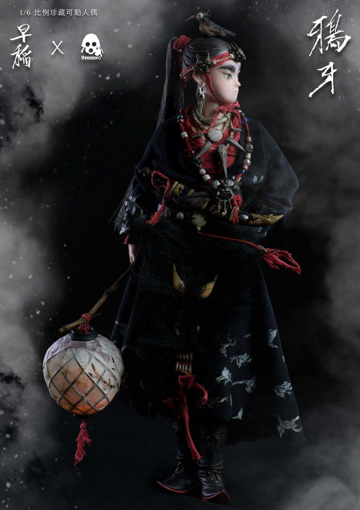 现货ThreeZero x 早稻 1/6 《松风》 鸦牙 人偶 12寸 官网版