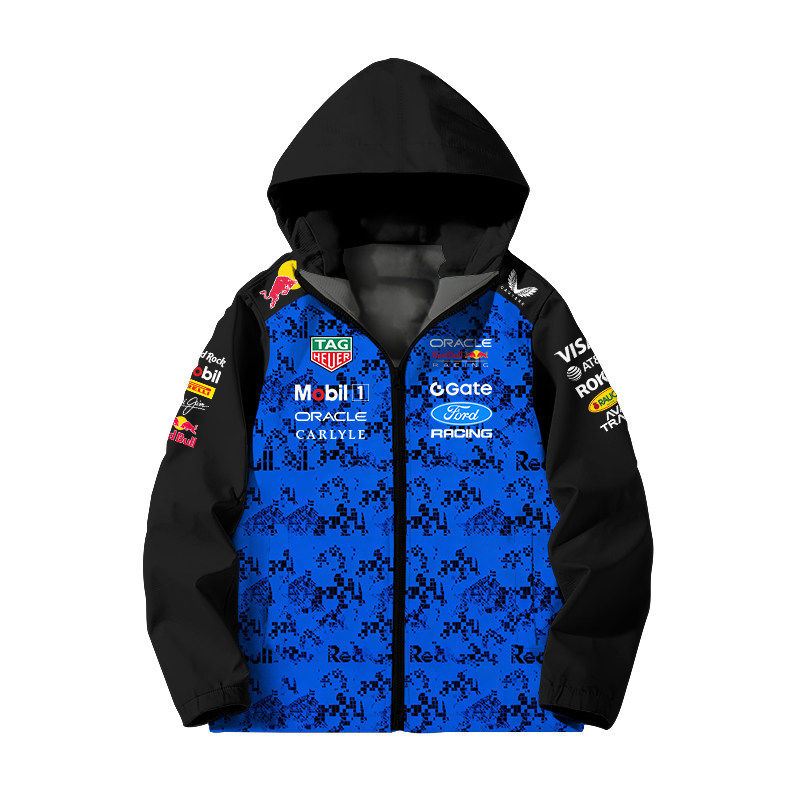 2026红F1牛方程式车队服维斯塔潘赛车服拉链外套男女潮流全彩夹克