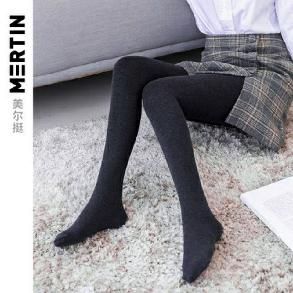 美尔挺瘦腿袜高腰显瘦连裤袜秋冬400D微压中厚薄绒打底裤美腿袜女