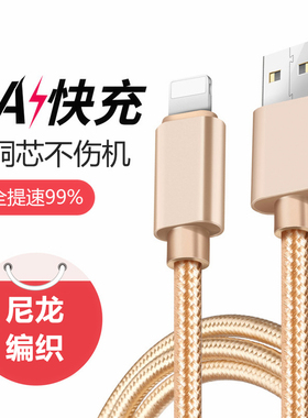 适用苹果数据线iphone14快充线7/8/11/ipad平板Plus手机充电器线13闪充12promax短x冲电xr加粗xs加长2米usb3m
