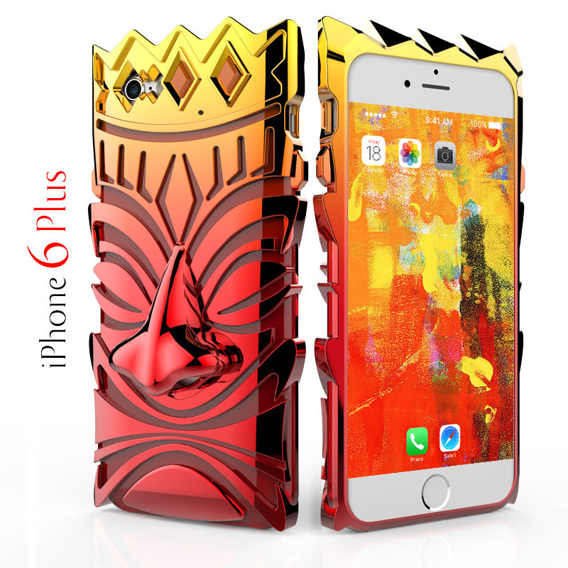 SIMON Maya Totem Electroplating Gradient Color Soft TPU Artistic Protecting Phone Case for Apple iPhone 7 Plus & iPhone 7