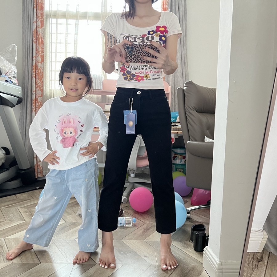 360度完美弹高弹）中度绒9分靴裤