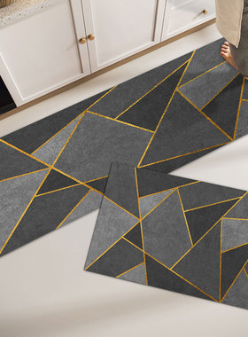 厨房硅藻泥软地垫吸水吸油防滑脚垫速干家用浴室防滑垫进门垫