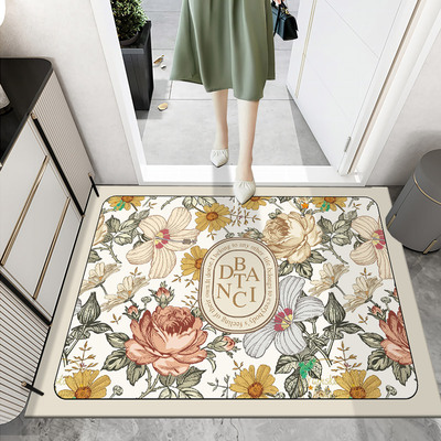 皮革田园入户门防水防油地垫