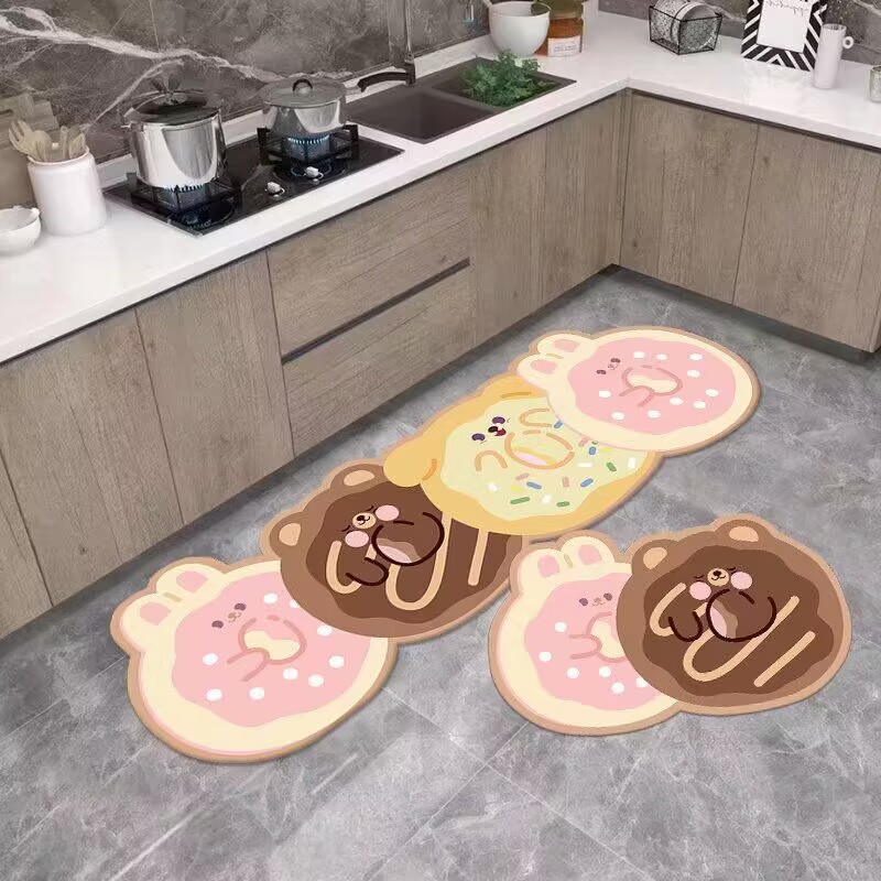 硅藻泥软地垫吸水防滑脚垫