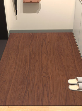 仿木纹皮革入户门垫客厅垫地垫可擦洗免洗PVC防水防油防滑脚垫