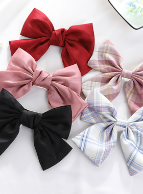 超大蝴蝶结发圈红色网红韩国儿童女童宝宝头饰发饰公主发卡发夹女