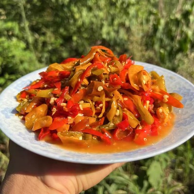 酸辣椒湖南传统老坛辣椒无添加