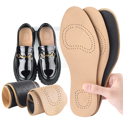 乐福鞋鞋垫羊皮软底舒适吸汗防臭