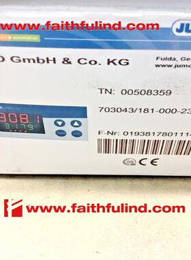 议价Jumo 00508359 久茂全新温度控制器 703043/181-000-23 dTRON