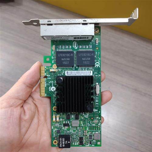议价原装Intel I350-T4四口千兆网卡I350T4BLK