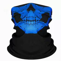 1 половина черепа, покрытый синим, синий средний