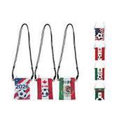 美加墨2026年世界杯产品手机斜跨包球迷用品轻便手机袋子零钱包yh