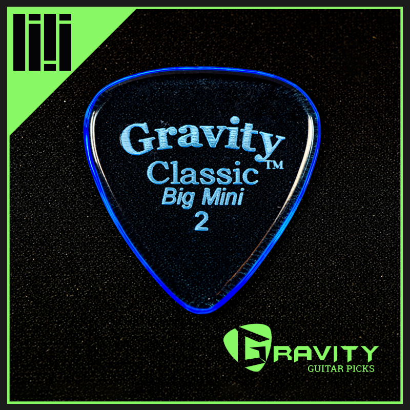 美国进口Gravity重力Classic Big Mini 电木吉他贝司手工拨片