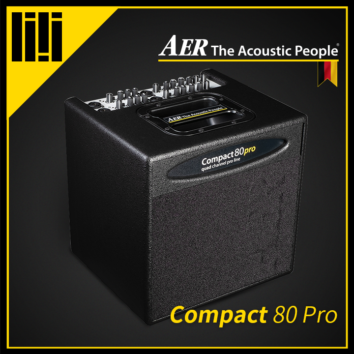 德国原装 AER Compact 80 Pro专业弹唱指弹木吉他音箱 4通道 80瓦