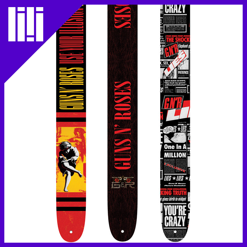 枪花乐队正版签名款Perri's背带