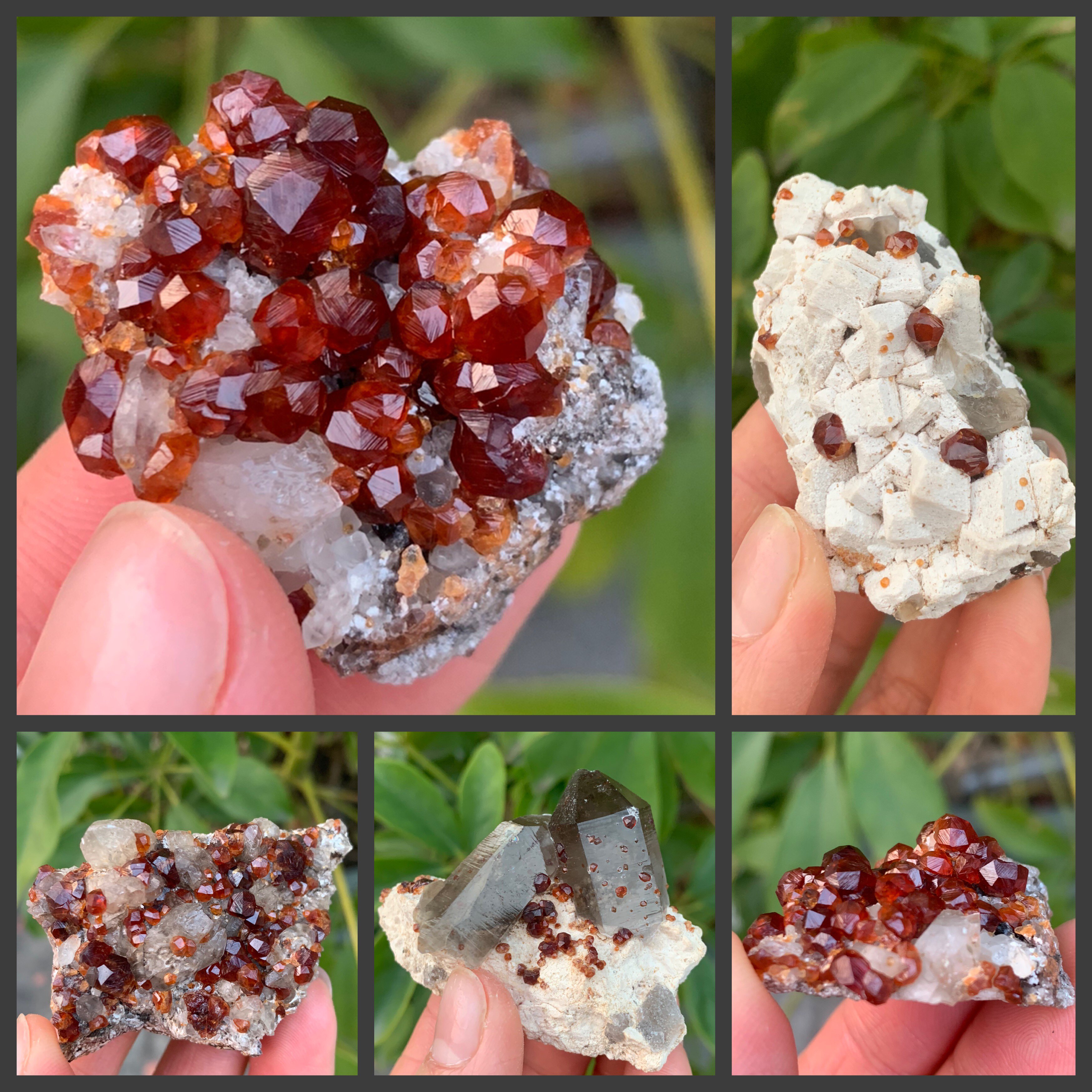 石榴石 矿物晶体 矿石标本 原石奇石摆件 教学标本 地质科普 收藏