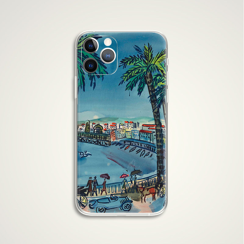 raoul dufy 劳尔杜飞 美丽的海滨大道 印象派野兽派名画油画文艺术生手机壳 E819 适用苹果iphone17PROMAX