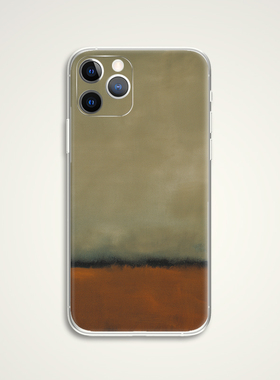 Mark Rothko 马克罗斯科 咖啡极简色块抽象涂鸦油画文艺术生手机壳E520适用苹果iphone17PROMAX AIR 华为小米