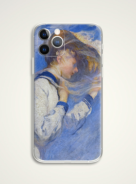 Edmund Tarbell 穿水手服的少女 印象派油画文艺术生手机壳 B038适用苹果iphone17PROMAX AIR 华为小米三星