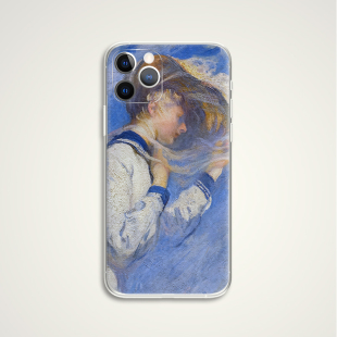 3件7折 Edmund Tarbell 穿水手服的少女 印象派油画文艺术生手机壳 B038适用苹果iphone17PROMAX华为小米三星