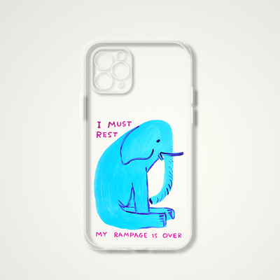 DavidShrigley蓝色大象TPU