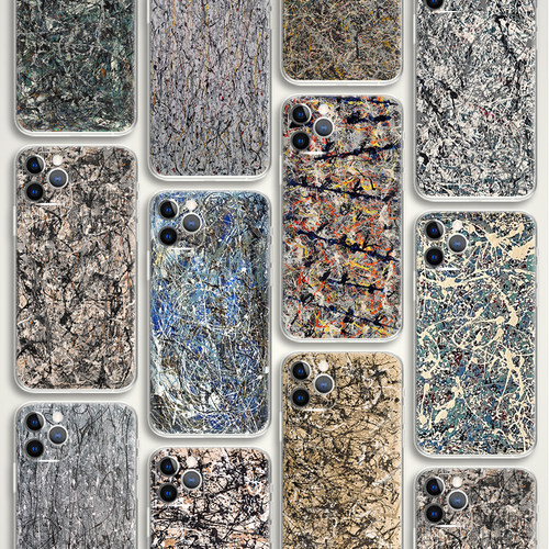 Jackson Pollock 杰克逊波洛克涂鸦抽象画名画艺术油画手机壳 F477适用苹果iphone17PROMAX AIR华为小米三星