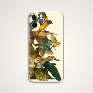 Teagan White 百鸟朝圣插画文艺术生手机壳适用苹果华为小米 E435 适用苹果iphone17PROMAX AIR 华为小米三星