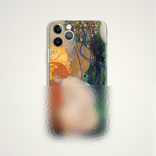 Gustav Klimt 克林姆特 金鱼 复古印象派世界名画文艺手机壳 E254 适用苹果iphone17PROMAX AIR 华为小米三星