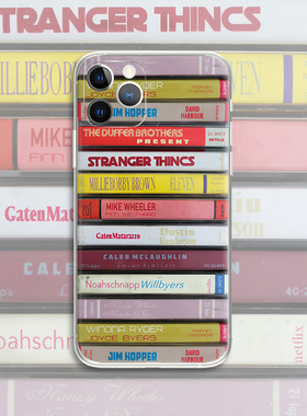 stranger things 怪奇物语 磁带创意美剧周边透明手机壳 F374 适用苹果iphone17PROMAX AIR 华为小米三星