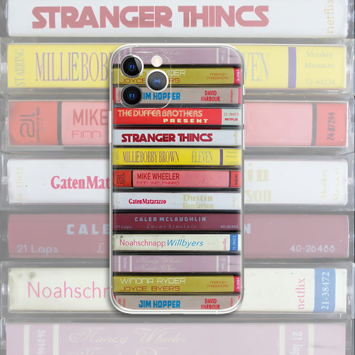 stranger things 怪奇物语 磁带创意美剧周边透明手机壳 F374 适用苹果iphone17PROMAX AIR 华为小米三星