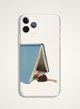giselle dekel 书山之间小清新插画文艺术生手机壳 E610  适用苹果iphone17PROMAX AIR 华为小米三星