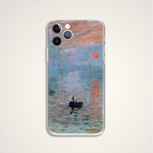 Claude Monet 莫奈 印象日出 印象派油画世界文艺术生手机壳 E378  适用苹果iphone17PROMAX AIR华为小米三星