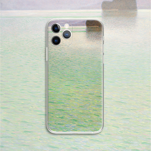 Gustav Klimt 克林姆特 阿特湖中的小岛 油画世界名画手机壳 F369 适用苹果iphone17PROMAX AIR 华为小米三星