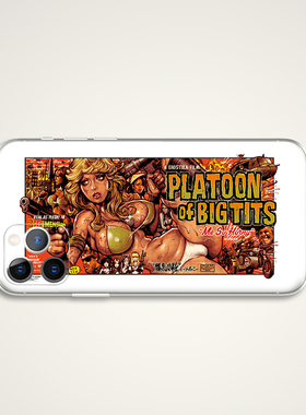 Rockin'Jelly Bean 性感女郎野战排 复古插画文艺术生手机壳 F278 适用苹果iphone17PROMAX AIR 华为小米三星