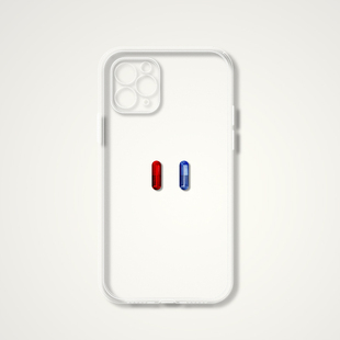 The Matrix 黑客 骇客帝国4 红蓝药丸 文艺术生透明手机壳 E228  适用苹果iphone17PROMAX AIR 华为小米三星