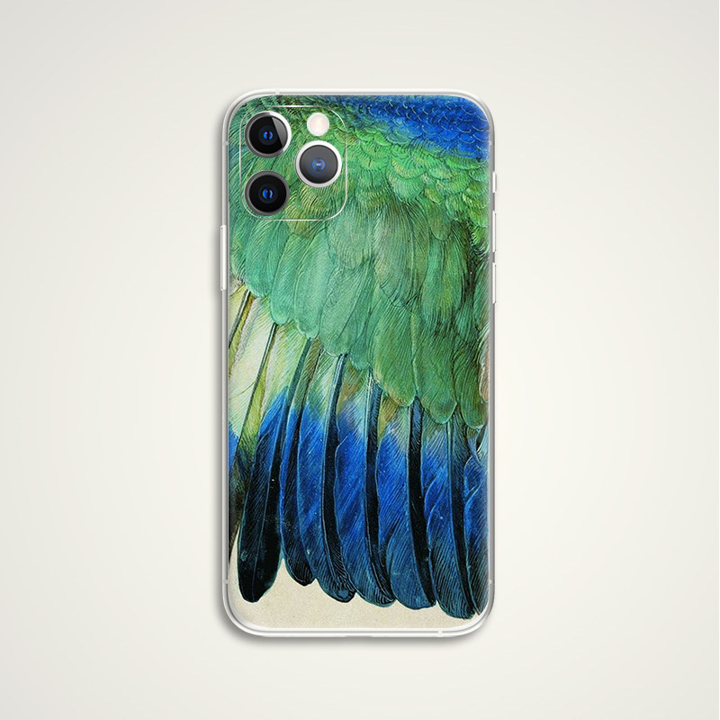 durer 丢勒 蓝色翅膀复古文艺术生手机壳适用苹果华为安卓 e279