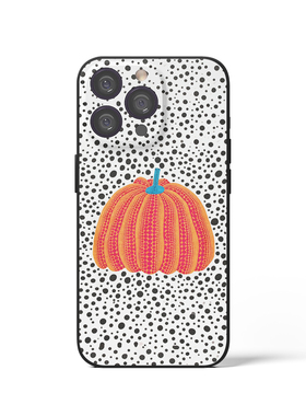 Yayoi Kusama 草间弥生 橙南瓜 波普现代文艺术生手机壳 F451 适用苹果iphone17PROMAX AIR 华为小米三星