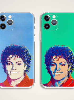 3件7折Andy Warhol Michael Jackson 安迪沃霍尔+迈克尔杰克逊 文创 手机壳F652 文艺术生适用苹果17华为三星