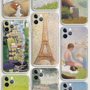 Seurat AIR 乔治修拉大碗岛 适用苹果iphone17PROMAX 华为小米 星期天下午世界名画油画手机壳E929 Georges
