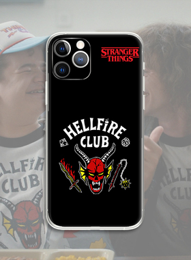 stranger things 怪奇物语 地狱火俱乐部美剧手机壳适用苹果 E371 适用苹果iphone17PROMAX AIR 华为小米三星