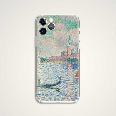 Henri Edmond Cross 威尼斯的圣马可教堂 点彩印象派油画名画艺术生手机壳 E788 适用苹果华为小米VIVOoppo
