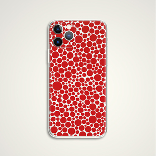 Yayoi Kusama 草间弥生 红色波点波普现代文艺术生手机壳 E649 适用苹果iphone17PROMAX AIR 华为小米三星