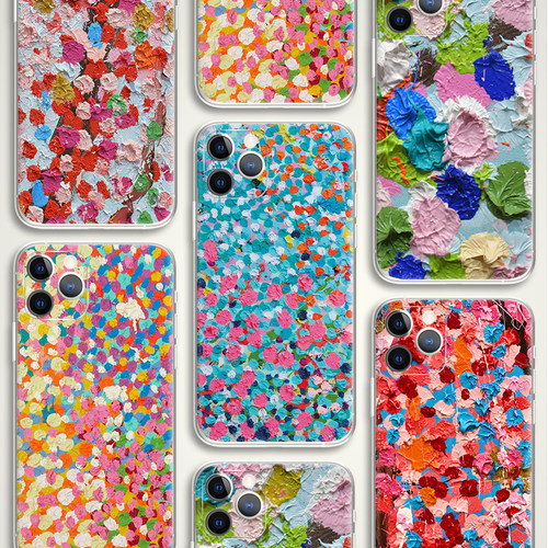 3件7折 Damien Hirst 色彩颜料肌理美术生文艺术生手机壳 F388 适用苹果iphone17PROMAX华为小米三星