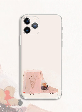 natalia shaloshvili 夏天来了冰激凌车驾到 插画透明手机壳 F412 适用苹果iphone17PROMAX AIR 华为小米三星