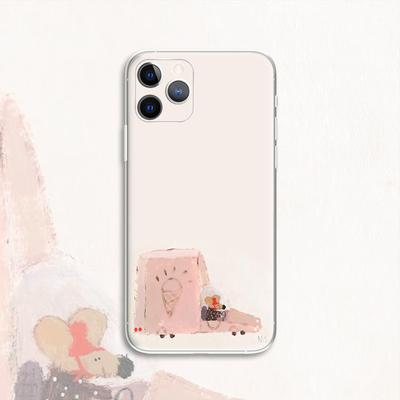 natalia shaloshvili 夏天来了冰激凌车驾到 插画透明手机壳 F412 适用苹果iphone17PROMAX AIR 华为小米三星