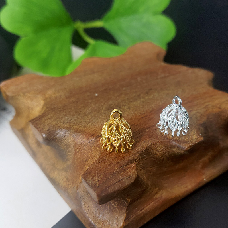 diy纯铜吊坠耳饰复古簪娘