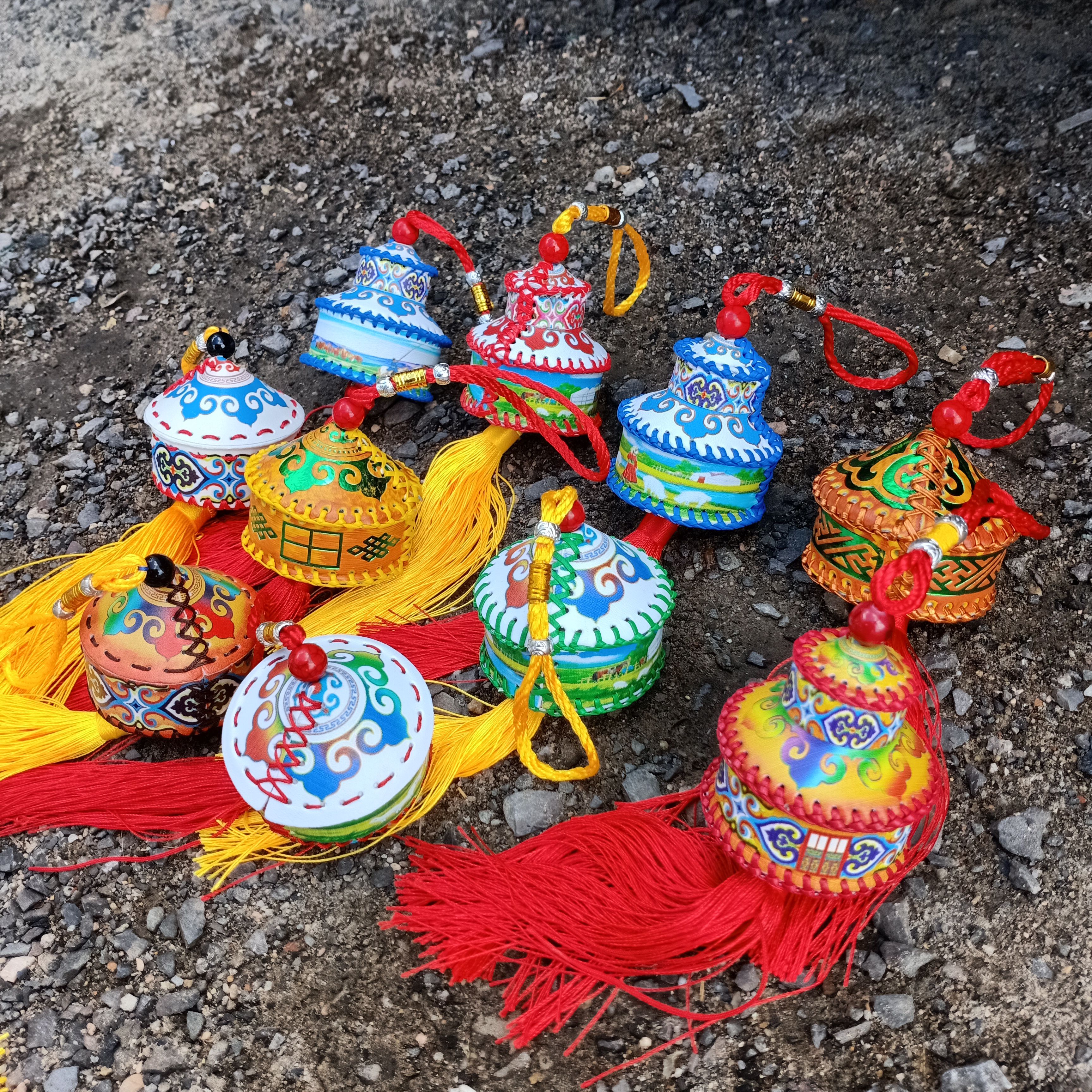 蒙古包挂件汽车车挂车载特色手工艺品礼品蒙古包装饰品旅游纪念品