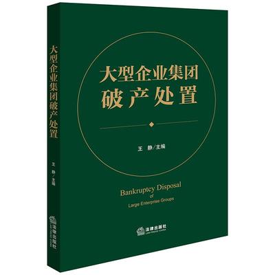 正版 2025新书 大型企业集团破产处置 王静 企业集团破产预重整破产企业融资破产信托破产衍生案件处置 法律出版社9787519795832